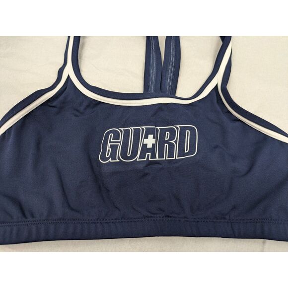 Dolfin Lifeguard Bikini Swimsuit Top Women's Medium Navy Blue *NEW w/ Tags* - Picture 4 of 11